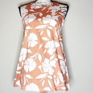 Patagonia Organic Cotton Floral Print Tank Top Size XS -NEVER WORN